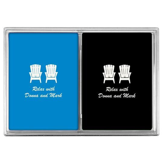 Adirondack Chairs Double Deck Playing Cards